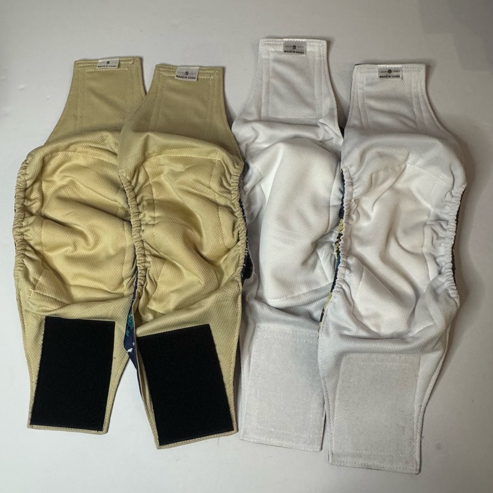 Langsprit (4) & Wegreeco (2) Reusable Male Dog Diaper Belly Bands, set of 6, NEW - Picture 6 of 10